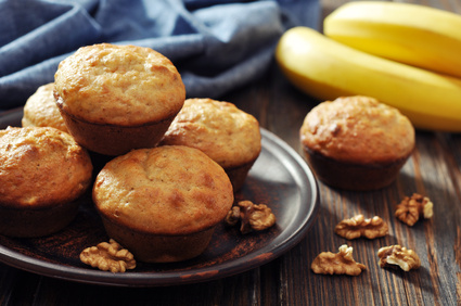 Muffins mit Bananen