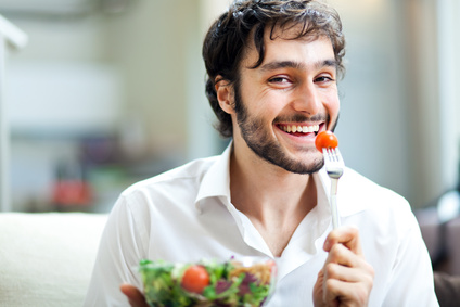 Tomate für einen gesunden Salat