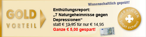 7 Naturgeheimnisse gegen Depressionen...